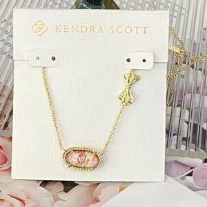 Kendra Scott LoveShackFancy Pink Illusion necklace